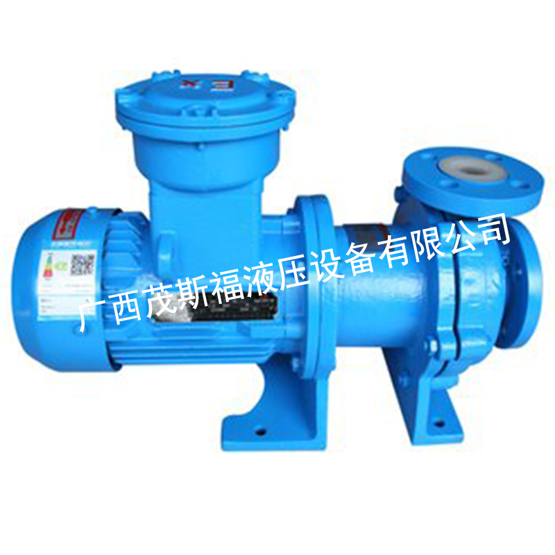 廠家供應(yīng)CQB50-32-125F氟塑料磁力泵，稀鹽酸輸送泵 .jpg